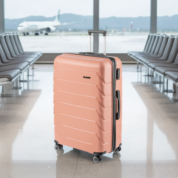 Изображение товара Чемодан на колесах DoubleW YF-PP02 (L, розовый)