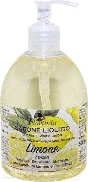 Изображение товара Мыло жидкое Florinda Лимон / 69799 (500мл)