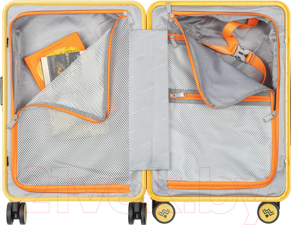 Изображение товара Чемодан на колесах DoubleW 005# (S, желтый)