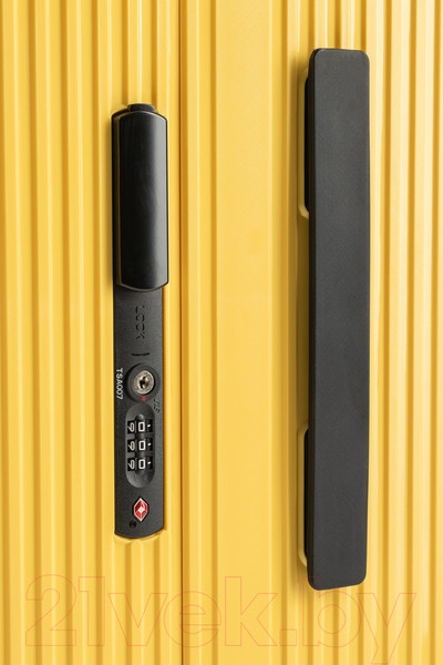 Изображение товара Чемодан на колесах DoubleW 005# (S, желтый)