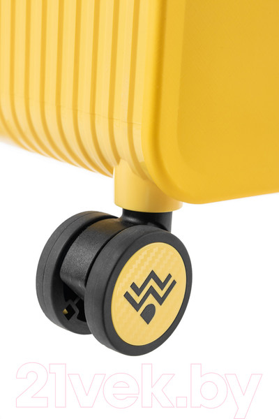 Изображение товара Чемодан на колесах DoubleW 005# (S, желтый)