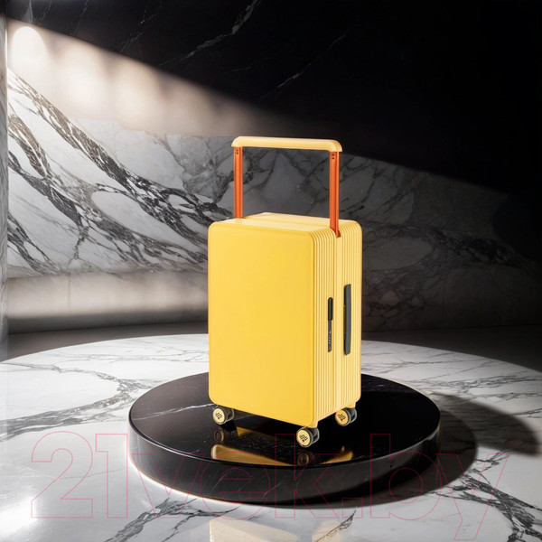 Изображение товара Чемодан на колесах DoubleW 005# (S, желтый)