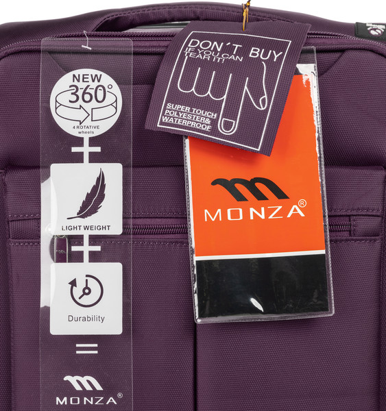Изображение товара Чемодан на колесах MONZA 8038# (S, фиолетовый)