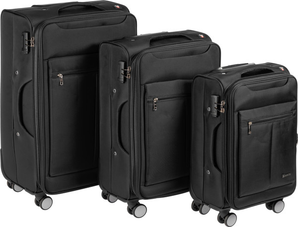 Изображение товара Чемодан на колесах MONZA 8038# (L, черный)