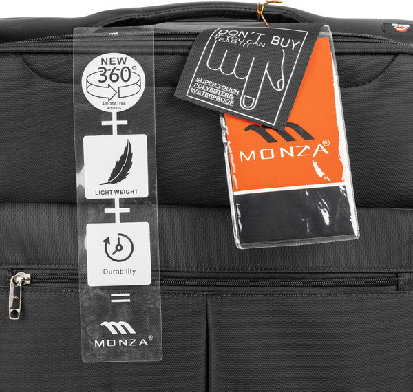 Изображение товара Чемодан на колесах MONZA 8038# (L, черный)