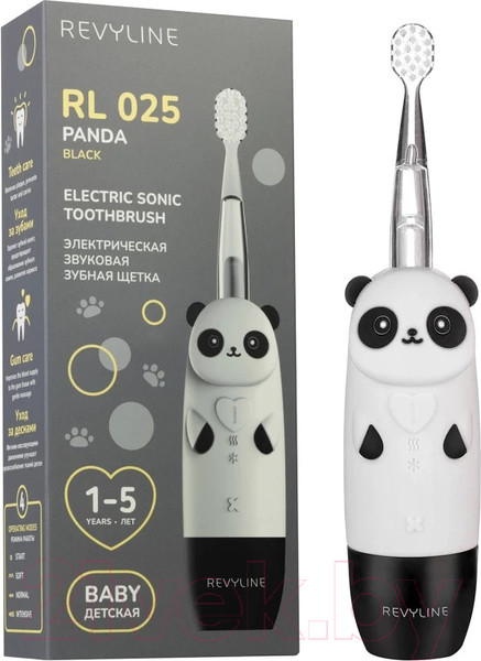 Изображение товара Звуковая зубная щетка Revyline RL025 Baby Panda / 7854 (черный)