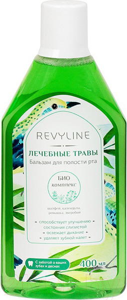 Изображение товара Ополаскиватель для полости рта Revyline Лечебные травы / 3186 (400мл)