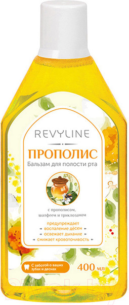 Изображение товара Ополаскиватель для полости рта Revyline Прополис / 3792 (400мл)