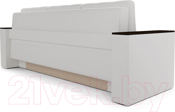 Изображение товара Диван Mebel-Ars Еврокнижка Атланта (экокожа белый)