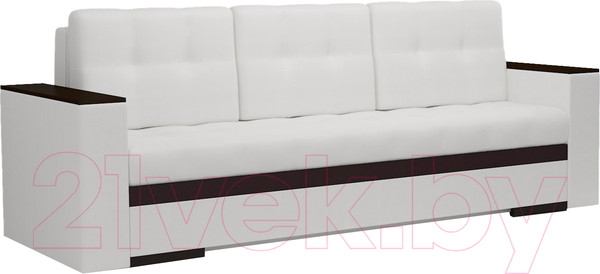 Изображение товара Диван Mebel-Ars Еврокнижка Атланта (экокожа белый)