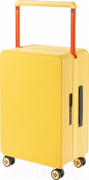Изображение товара Чемодан на колесах DoubleW 005# (M, желтый)