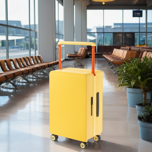 Изображение товара Чемодан на колесах DoubleW 005# (M, желтый)