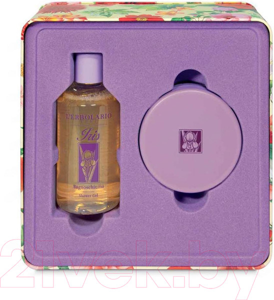Изображение товара Набор косметики для тела L'Erbolario Ирис Секреты красоты Гель для душа+Крем для тела (250мл+300мл)