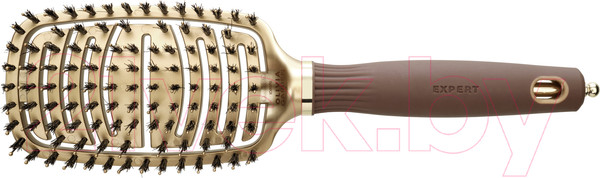 Изображение товара Расческа Olivia Garden Expert Care Flex Boar&Nylon Bristles Gold&Brown