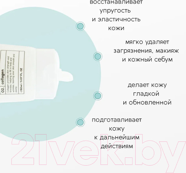 Изображение товара Пенка для умывания Monic Beauty Skin Code 02 Коллаген (150мл)