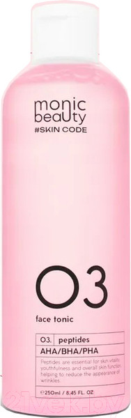 Изображение товара Тоник для лица Monic Beauty Skin Code 03 Пептиды и AHA/BHA/PHA (250мл)