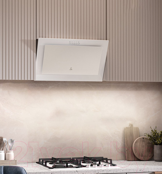 Изображение товара Вытяжка наклонная Lex Mio 600 (белый)