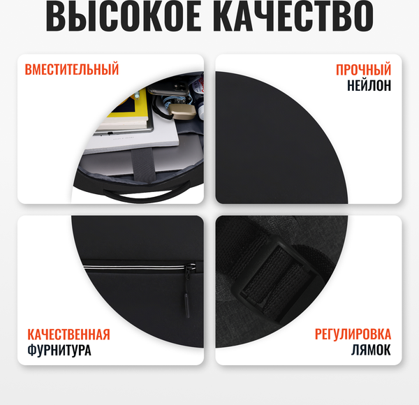 Изображение товара Рюкзак DoubleW Trade 031# (черный)