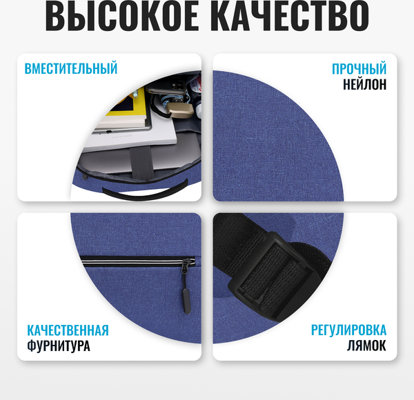 Изображение товара Рюкзак DoubleW Trade 031# (синий)