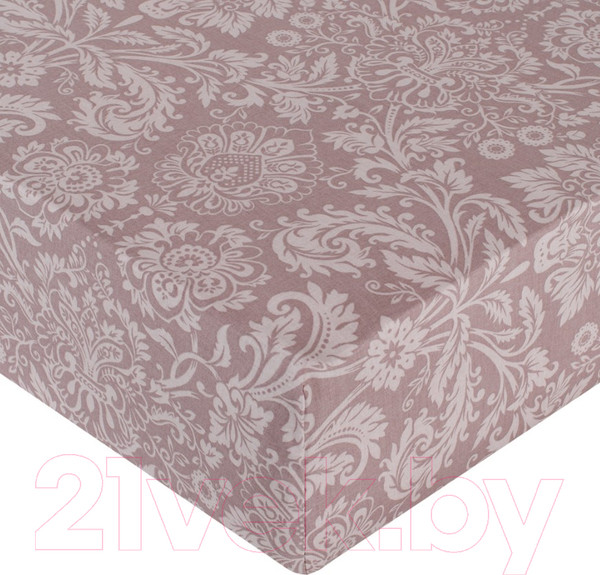 Изображение товара Простыня Milanika Латте на резинке 200x200x20 (поплин/жаккард)