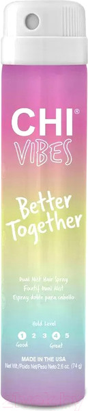Изображение товара Лак для укладки волос CHI Vibes Better Together Dual Mist Hair Spray Двойного действия (74г)