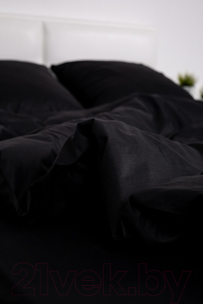 Изображение товара Пододеяльник Milanika Блэк 2сп (поплин г/к)