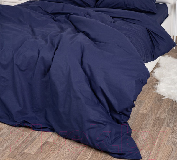 Изображение товара Пододеяльник Milanika Индиго Евро (поплин г/к)