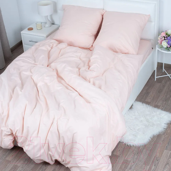 Изображение товара Пододеяльник Milanika Персик Евро (поплин г/к)