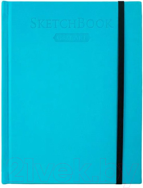 Изображение товара Скетчбук Малевичъ GrafArt Sketch / 401255 (80л, бирюзовый)