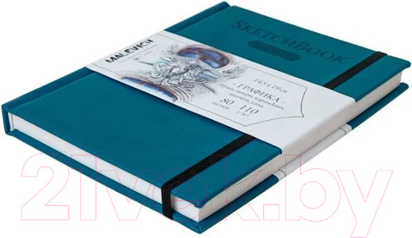 Изображение товара Скетчбук Малевичъ GrafArt Sketch / 401256 (80л, петроль)