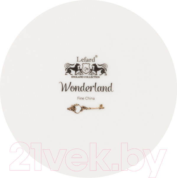 Изображение товара Тарелка закусочная (десертная) Lefard Wonderland Сердце / 590-536