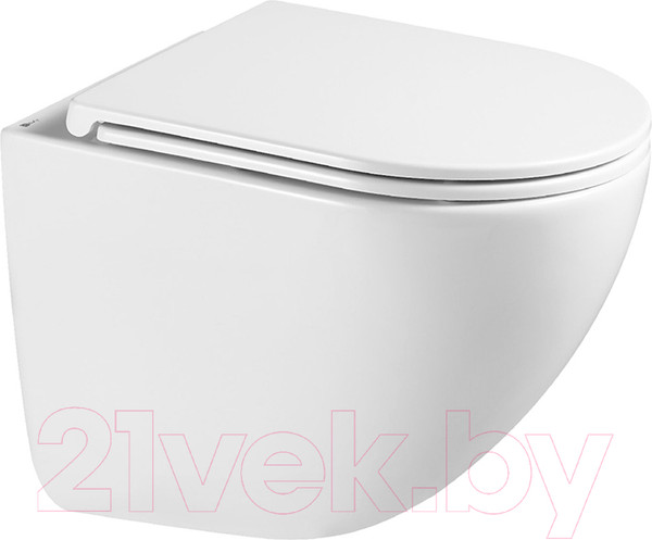 Изображение товара Унитаз подвесной LEMARK Глейзер 9614003 (белый глянец, с сиденьем)