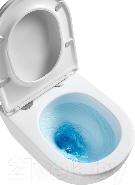 Изображение товара Унитаз подвесной LEMARK Глейзер 9614003 (белый глянец, с сиденьем)