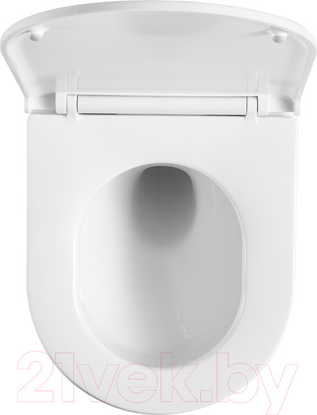 Изображение товара Унитаз подвесной LEMARK Глейзер 9614003 (белый глянец, с сиденьем)