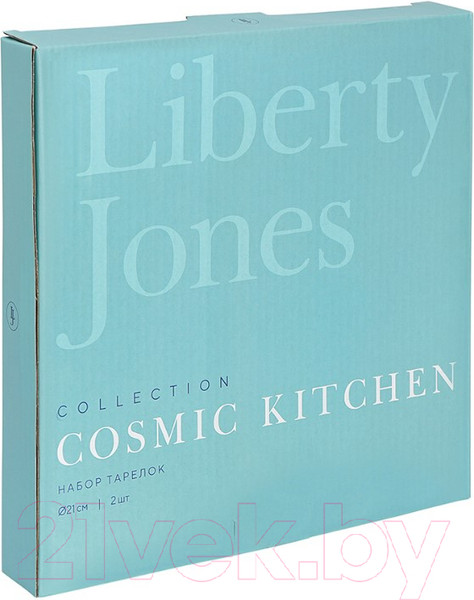 Изображение товара Набор тарелок Liberty Jones Cosmic Kitchen / LJ-BT-PL21-Light-Blue (2шт, голубой)