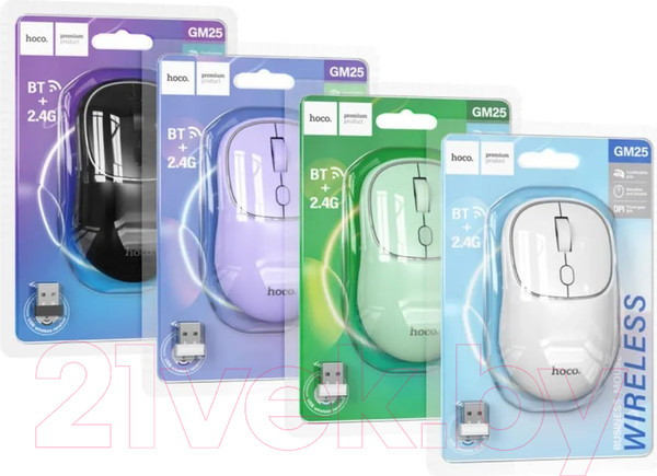Изображение товара Мышь Hoco GM25 (белый)