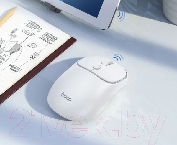 Изображение товара Мышь Hoco GM25 (белый)