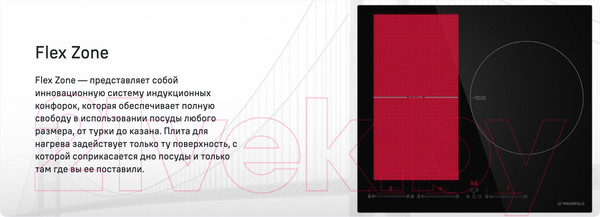 Изображение товара Индукционная варочная панель Maunfeld CVI593SFBK Lux