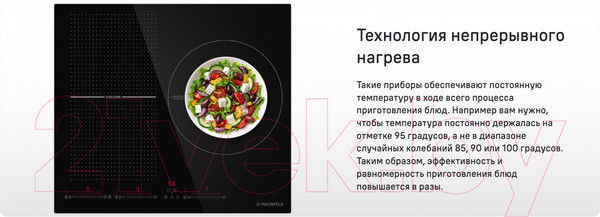 Изображение товара Индукционная варочная панель Maunfeld CVI593SFBK Lux