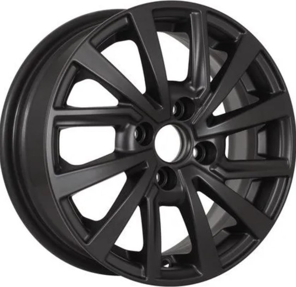 Литой диск KDW KD1430 (КС1093-00) 14x5.5" 4x98мм DIA 58.5мм ET 35мм (Matt Black Painted) — фото 3