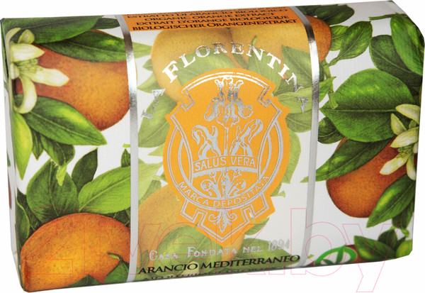 Изображение товара Мыло твердое La Florentina Mediterranean Orange / Средиземноморский апельсин (200г)