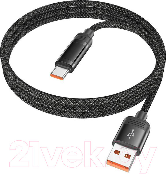 Изображение товара Кабель Hoco U126 Type-C (1.2м, черный)