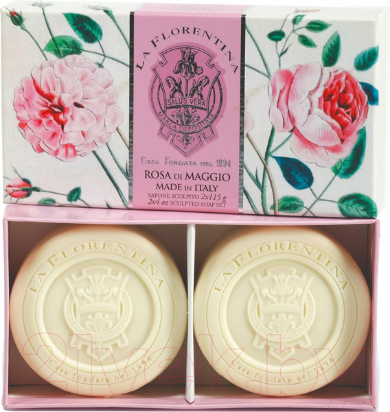 Изображение товара Набор мыла La Florentina Майская роза (2x115г)