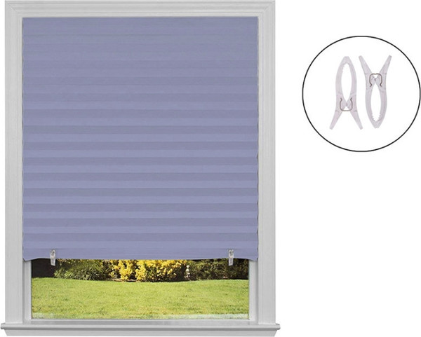 Изображение товара Штора-плиссе Рыжий кот Skandi Самоклеящаяся 90x180 / 106823 (голубой)