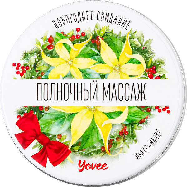 Изображение товара Эротическое массажное масло Yovee Полночный массаж с афродизиаком. Иланг-иланг / 722015 (30мл)