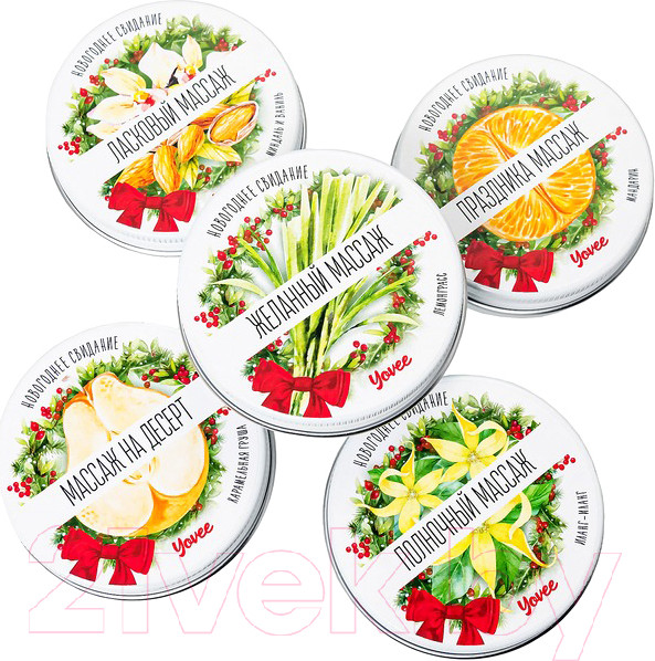 Изображение товара Эротическое массажное масло Yovee Желанный массаж с афродизиаком. Лемонграсс / 722014 (30мл)