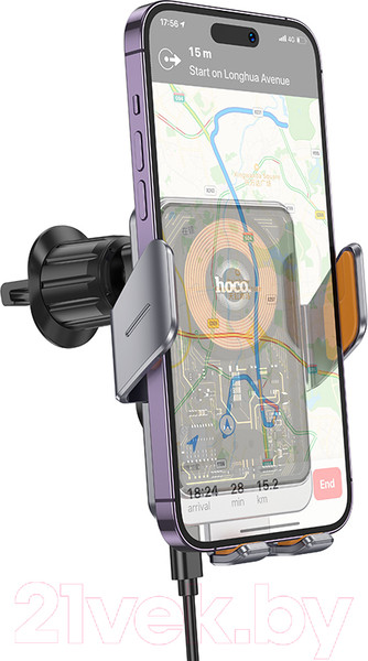 Изображение товара Держатель для смартфонов Hoco HW7 (металлик)