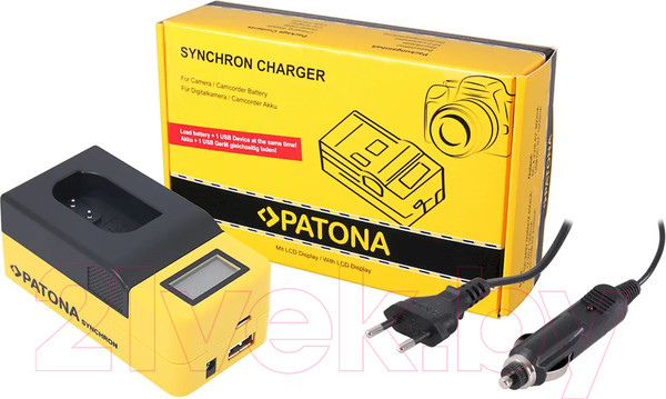 Изображение товара Зарядное устройство для аккумулятора для камеры Patona Synchron USB 4676 