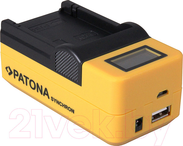 Изображение товара Зарядное устройство для аккумулятора для камеры Patona Synchron USB 4676 