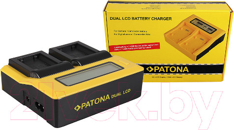 Изображение товара Зарядное устройство для аккумулятора для камеры Patona Dual LCD USB 7624 